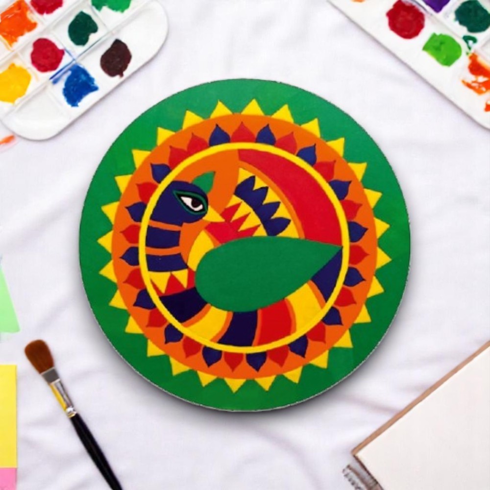 Creative Jack Madhubani Painting Kit for Kids Age 6 Plus - DIY Art Set